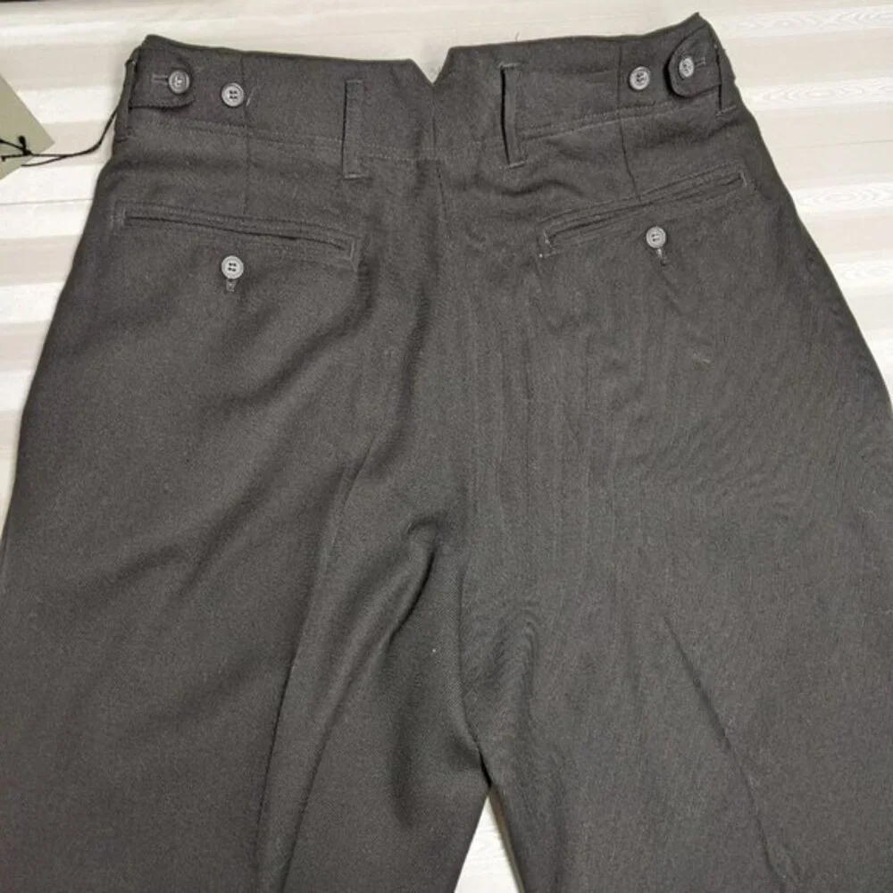 Synergy Studio / Morgan Cooper Pants Men 36 x 32 Wool Blend Business Black *NEW*